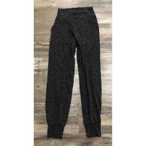 Lululemon Align Hi Rise Jogger Black Camo Size 2 Athletic